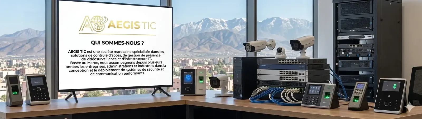 AEGIS TIC, intégrateur sécurité et IT au Maroc